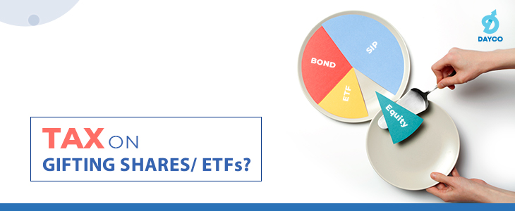 How are gifted shares & ETFs taxed?