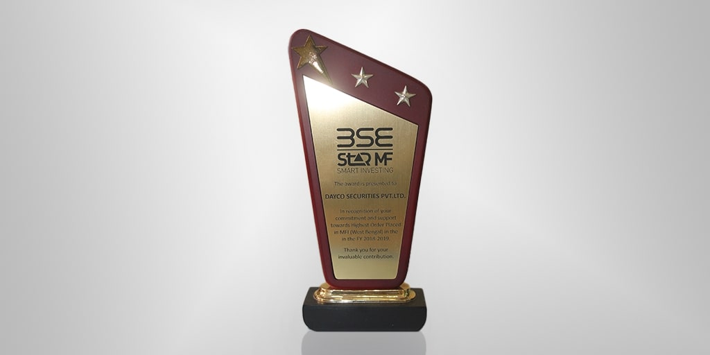 Smart Investing FY achievements and awards to Dayco  in 2018-2019 of BSE STARMF
